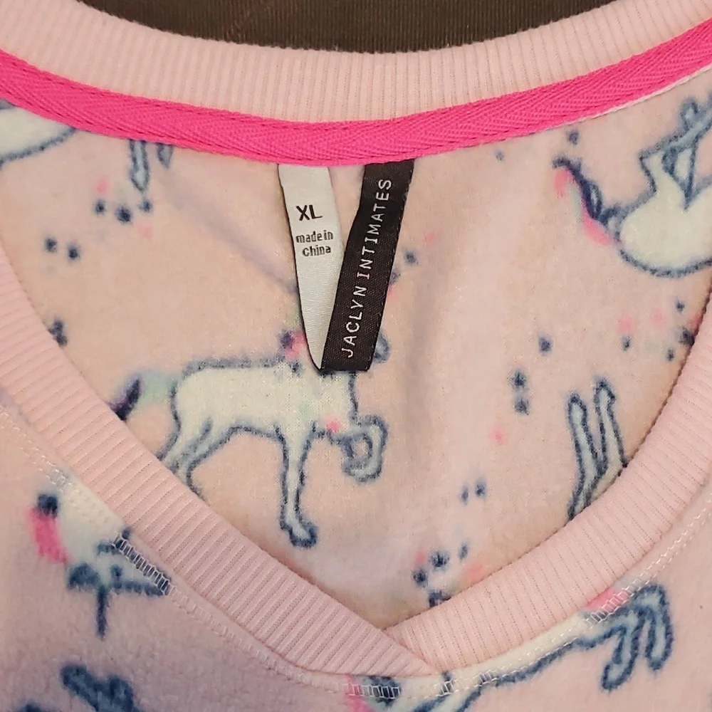 🦄 Pink‎ Unicorn Pajama Set - Size XL - Juniors